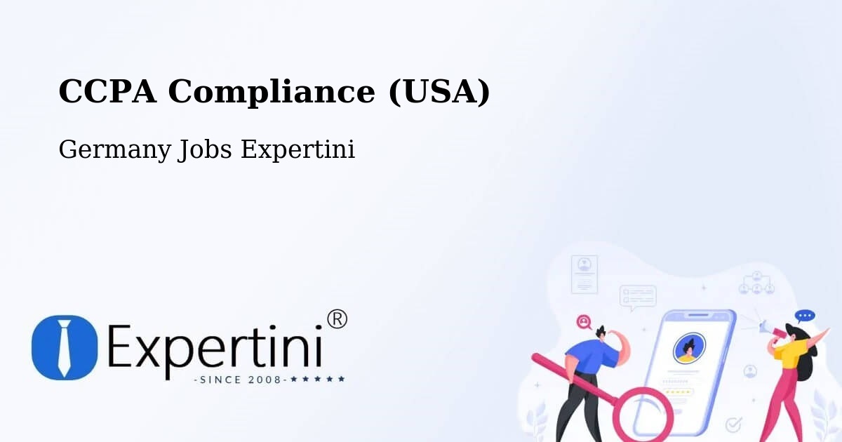 CCPA Privacy Rights & Compliance Notice – Schmallenberg - Germany Jobs Expertini