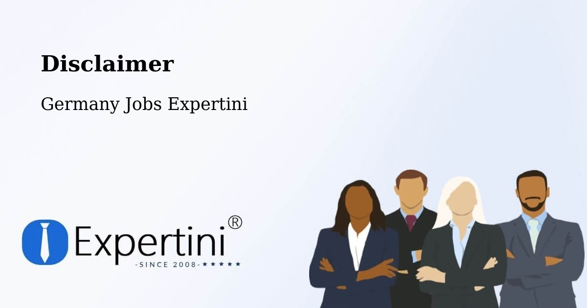 Disclaimer – Schmallenberg - Germany Jobs Expertini