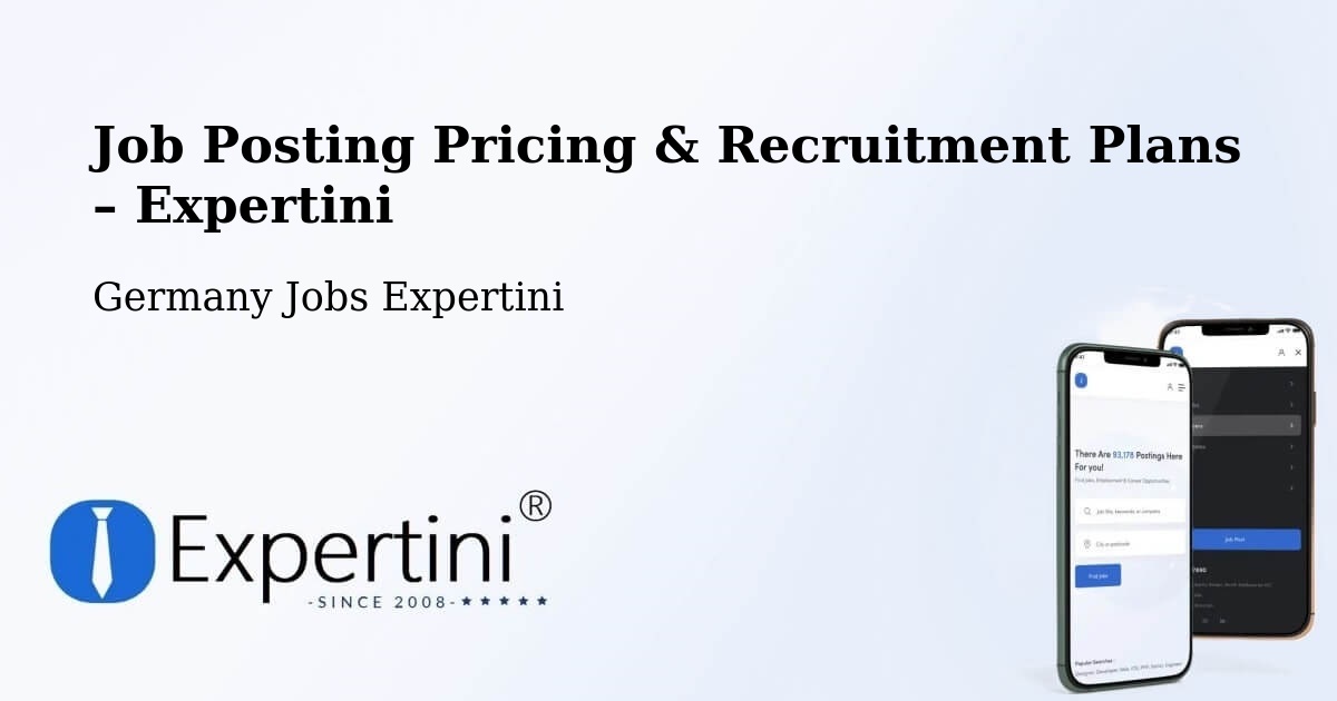 Job Posting Pricing & Recruitment Plans – Schmallenberg - Schmallenberg, Germany Jobs Expertini