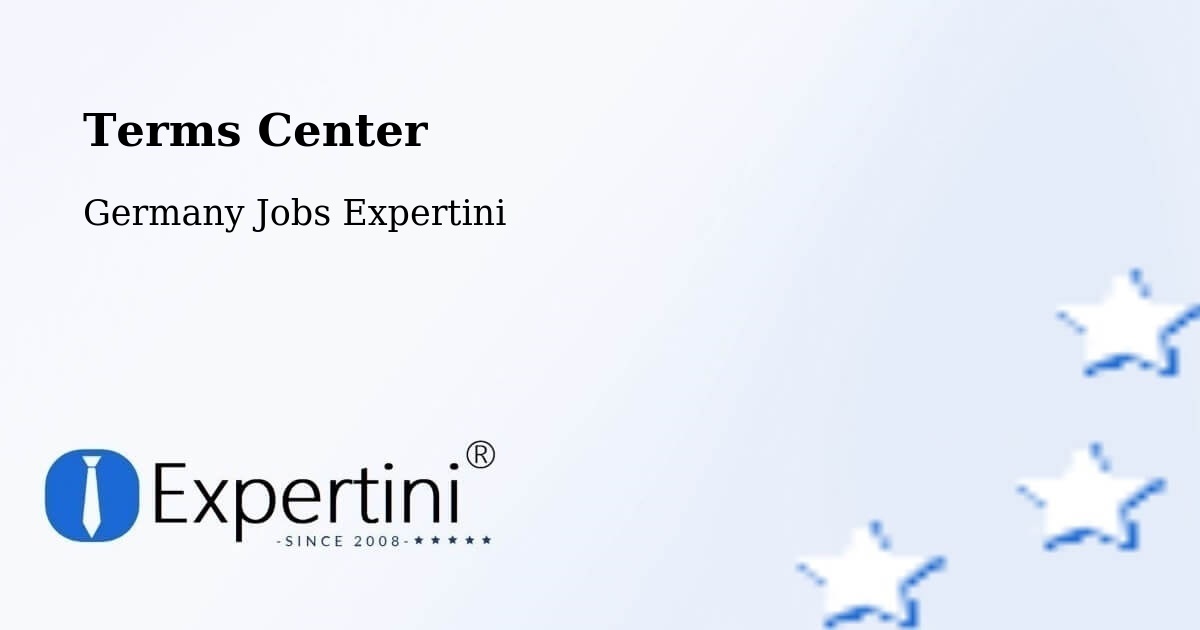 Terms of Service – Schmallenberg - Germany Jobs Expertini